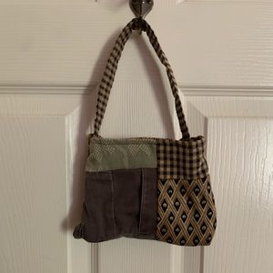 Patchwork mini tote bag
